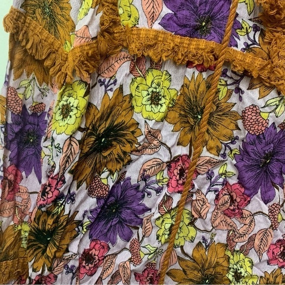 Anthropologie Raga Wild Gardens Peasant Blouse - Picture 8 of 10